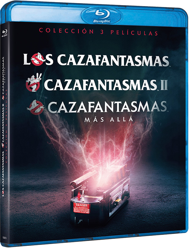 carátula Pack Los Cazafantasmas + Cazafantasmas II + Cazafantasmas: Más Allá Blu-ray 1