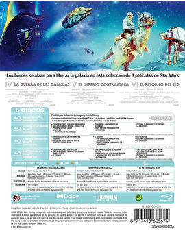 Star Wars - Trilogía Clásica (Edición Metálica) Blu-ray 3