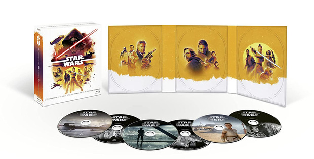 Trilogía Star Wars -  Episodios 7 a 9 Blu-ray