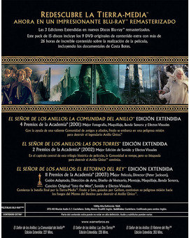 El Señor de los Anillos: La Trilogía - Edición Extendida Blu-ray 2