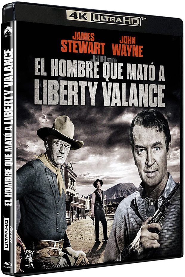 carátula El Hombre que mató a Liberty Valance Ultra HD Blu-ray 1