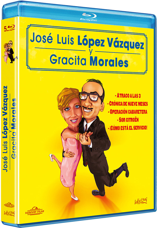 carátula José Luis López Vázquez y Gracita Morales Blu-ray 1