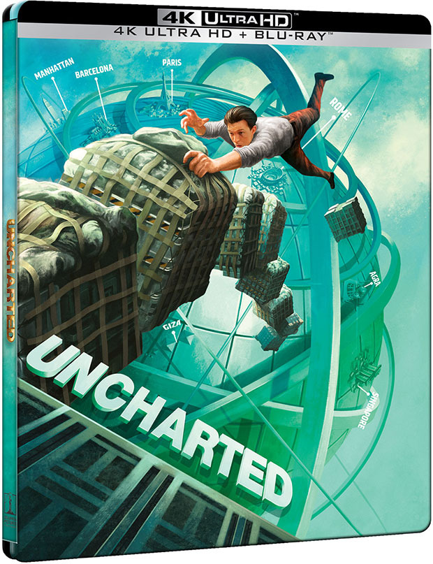 carátula Uncharted - Edición Metálica Ultra HD Blu-ray 1