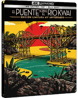 El Puente sobre el Río Kwai - Edición Metálica Limitada 65º Aniversario Ultra HD Blu-ray