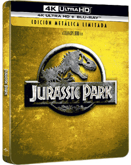 Jurassic Park (Parque Jurásico) - Edición Metálica Ultra HD Blu-ray