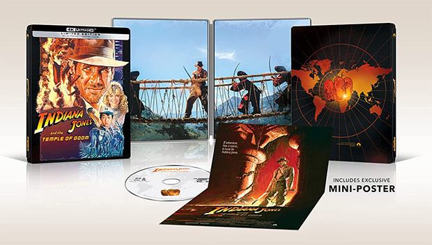 Indiana Jones y El Templo Maldito - Edición Metálica Ultra HD Blu-ray