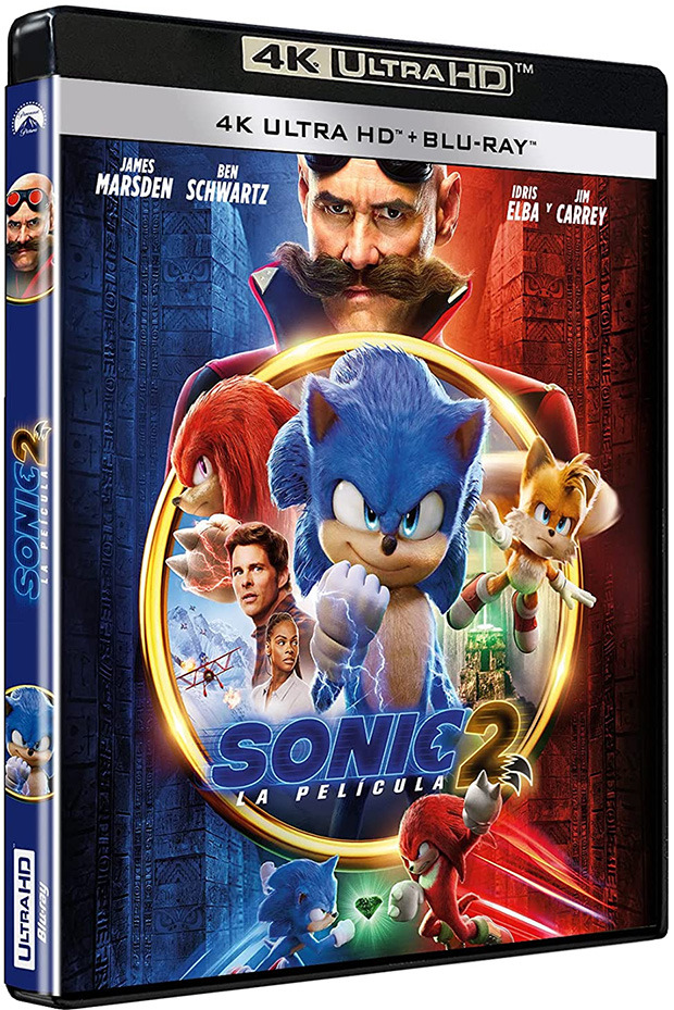 carátula Sonic 2: La Película Ultra HD Blu-ray 1