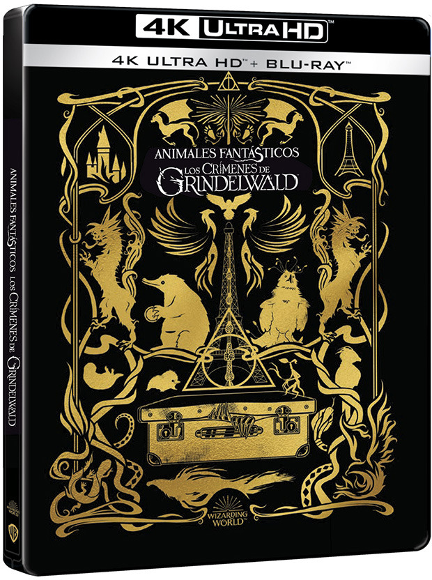 carátula Animales Fantásticos: Los Crímenes de Grindelwald Ultra HD Blu-ray 1