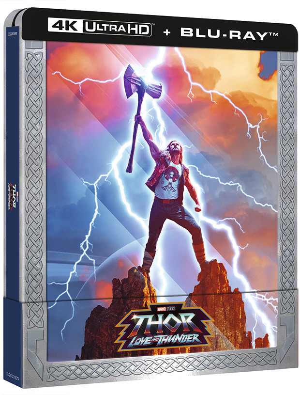 carátula Thor: Love and Thunder - Edición Metálica Ultra HD Blu-ray 1