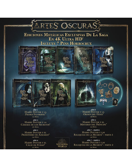 Harry Potter - Colección Artes Oscuras (Edición Metálica) Blu-ray Ultra HD Blu-ray 2