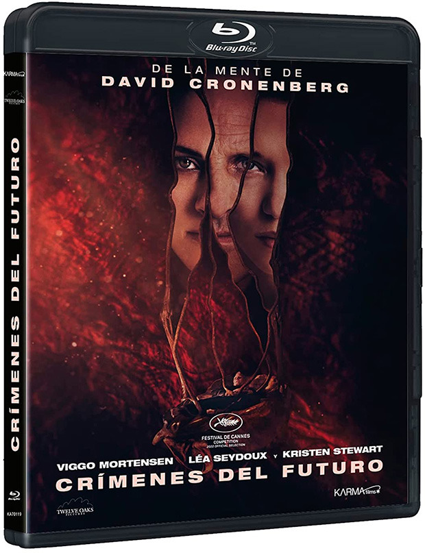 carátula Crímenes del Futuro Blu-ray 1