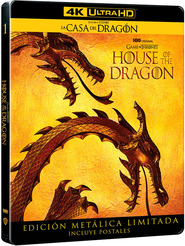 carátula La Casa del Dragón - Primera Temporada (Edición Metálica) Ultra HD Blu-ray 1