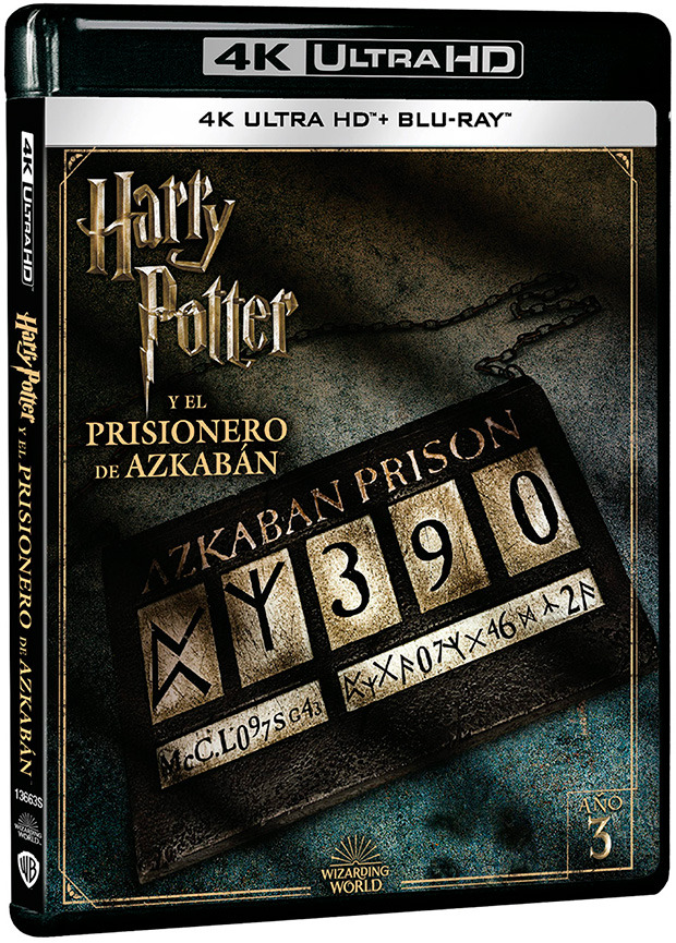 carátula Harry Potter y el Prisionero de Azkaban Ultra HD Blu-ray 1