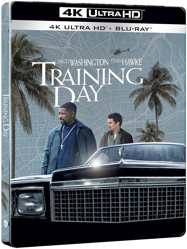 carátula Training Day - Edición Metálica Ultra HD Blu-ray 1