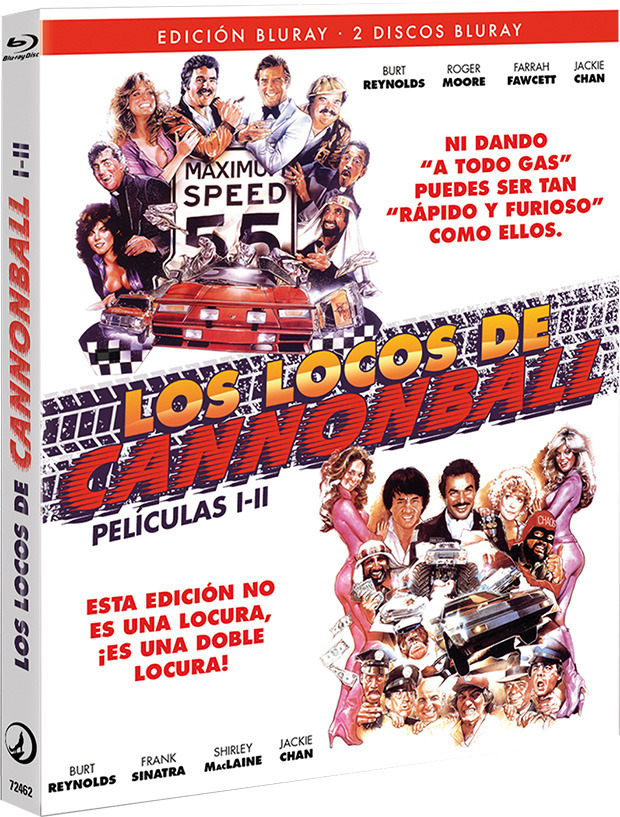 carátula Los Locos del Cannonball - Películas I y II Blu-ray 1