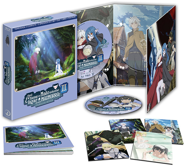 ¿Qué tiene de Malo intentar Ligar en una Mazmorra? Danmachi - Tercera Temporada Blu-ray