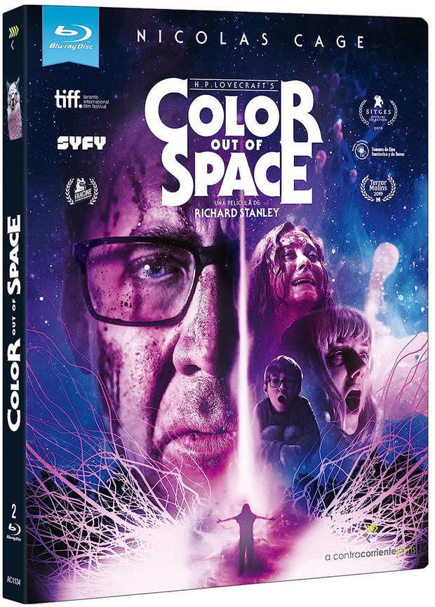 carátula Color Out of Space Blu-ray Blu-ray 1