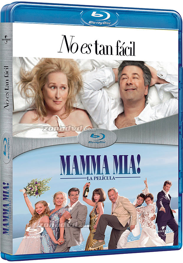 carátula Pack No es tan Fácil + Mamma Mia Blu-ray 1
