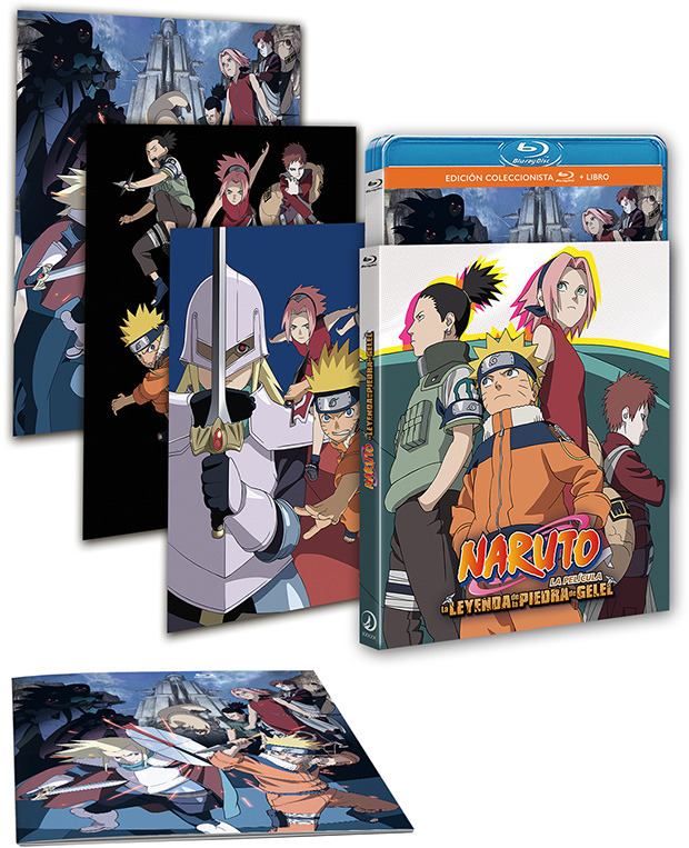 carátula Naruto La Película - La Leyenda de la Piedra de Gelel Blu-ray 1