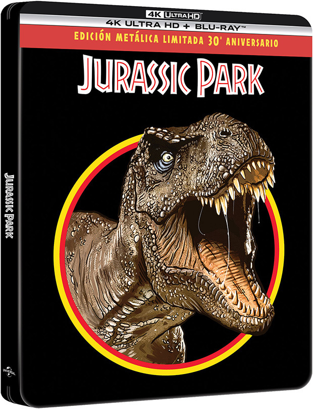 Jurassic Park (Parque Jurásico) - Edición Metálica 30º Aniversario Ultra HD Blu-ray