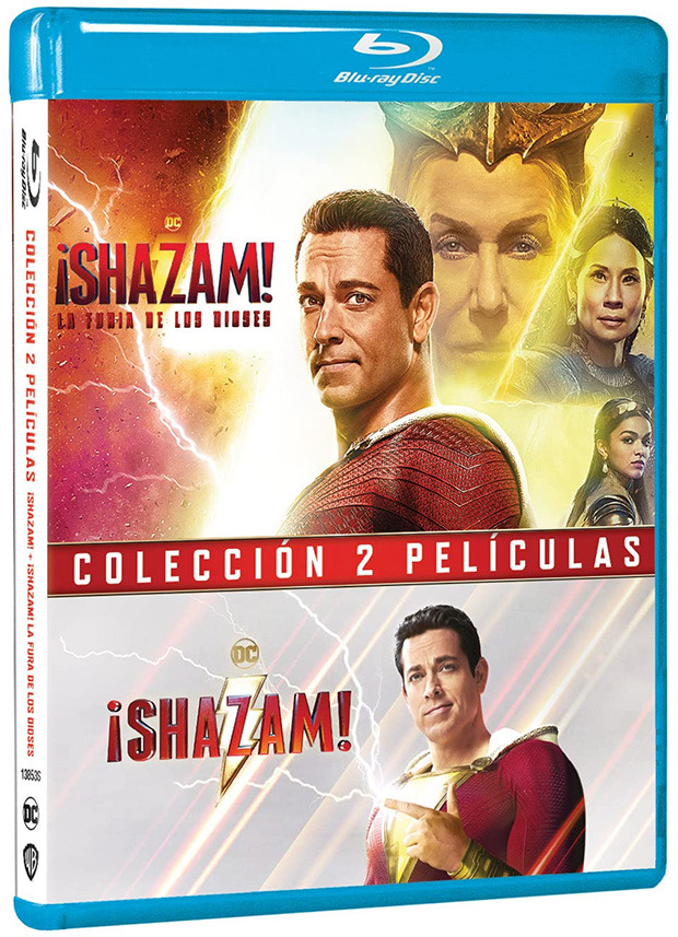 carátula Pack ¡Shazam! + ¡Shazam! La Furia de los Dioses Blu-ray 1