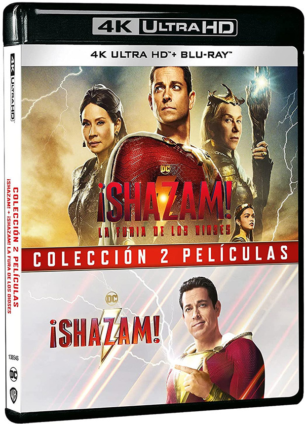 carátula Pack ¡Shazam! + ¡Shazam! La Furia de los Dioses Ultra HD Blu-ray 1