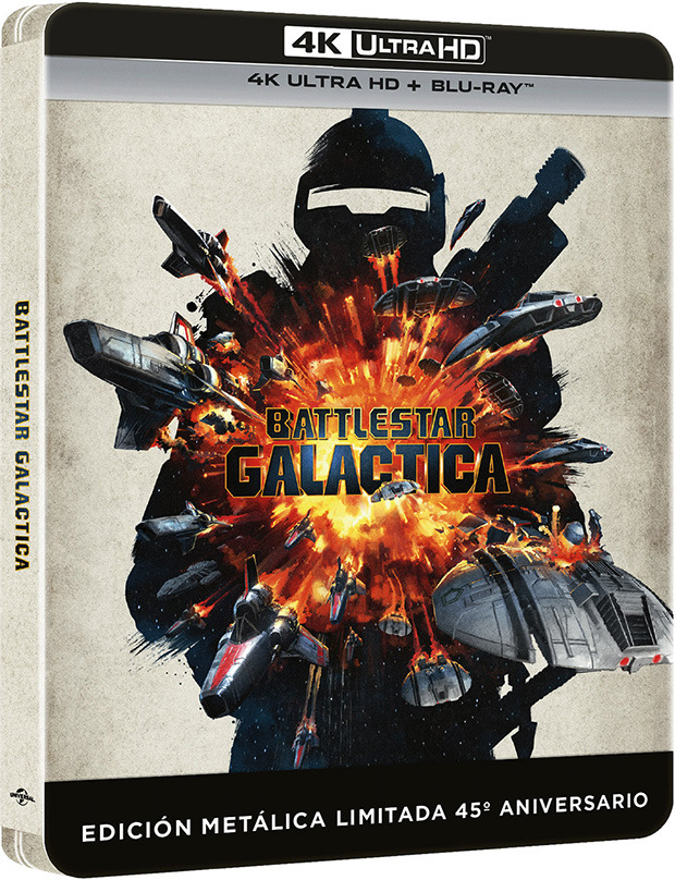 carátula Battlestar Galactica - Edición Metálica Ultra HD Blu-ray 1