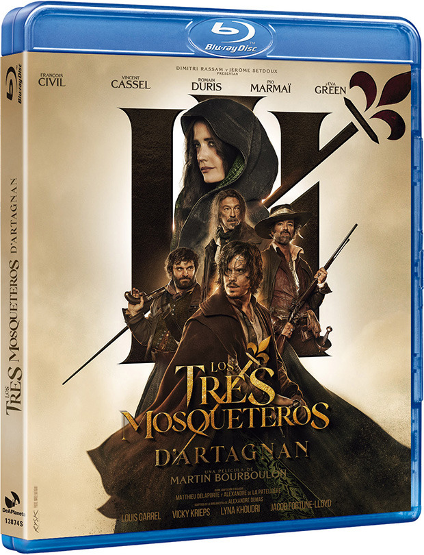 carátula Los Tres Mosqueteros: D'Artagnan Blu-ray 1