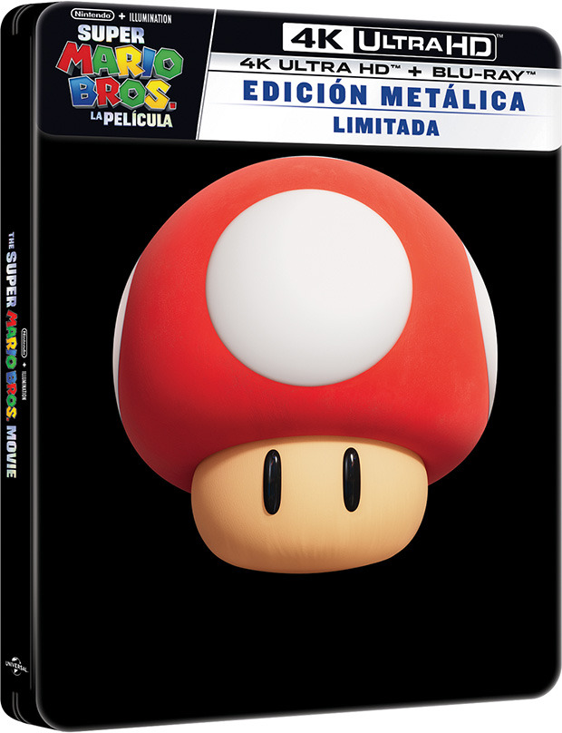 carátula Super Mario Bros: La Película - Edición Metálica Ultra HD Blu-ray 1