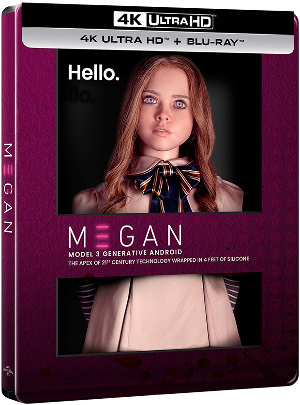carátula M3GAN - Edición Metálica Ultra HD Blu-ray 1