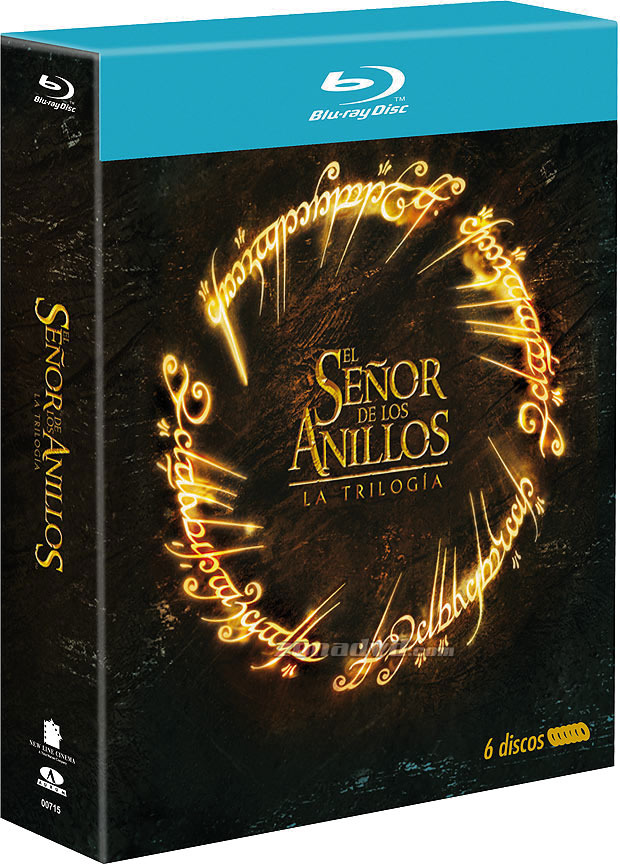 carátula El Señor de los Anillos - Trilogía Blu-ray 1