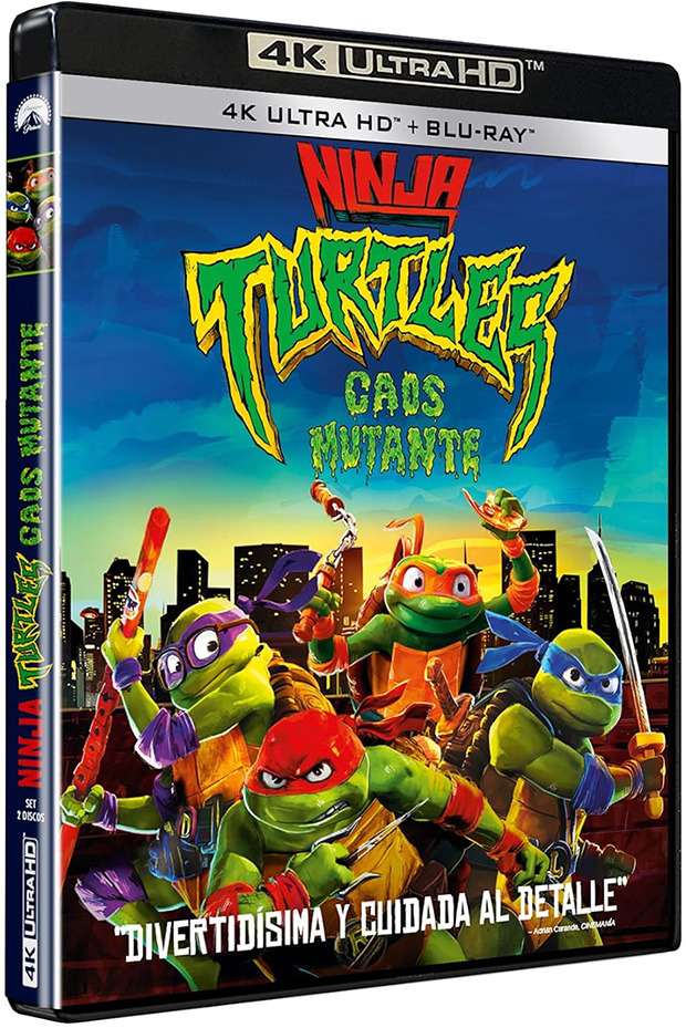 carátula Ninja Turtles: Caos Mutante Ultra HD Blu-ray 1
