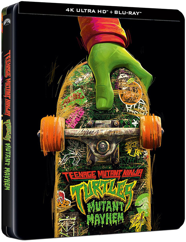 carátula Ninja Turtles: Caos Mutante - Edición Metálica Ultra HD Blu-ray 1