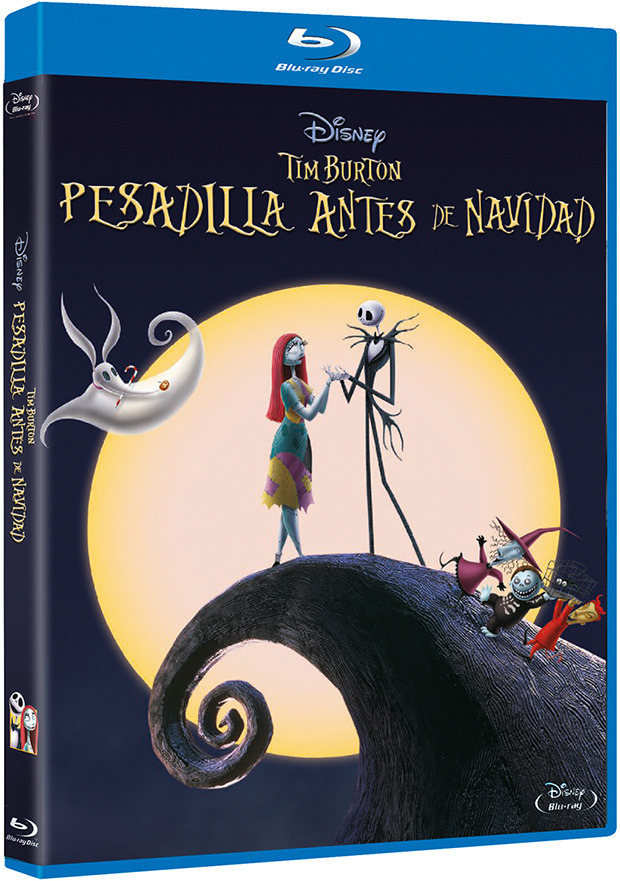 carátula Pesadilla Antes de Navidad Blu-ray 1