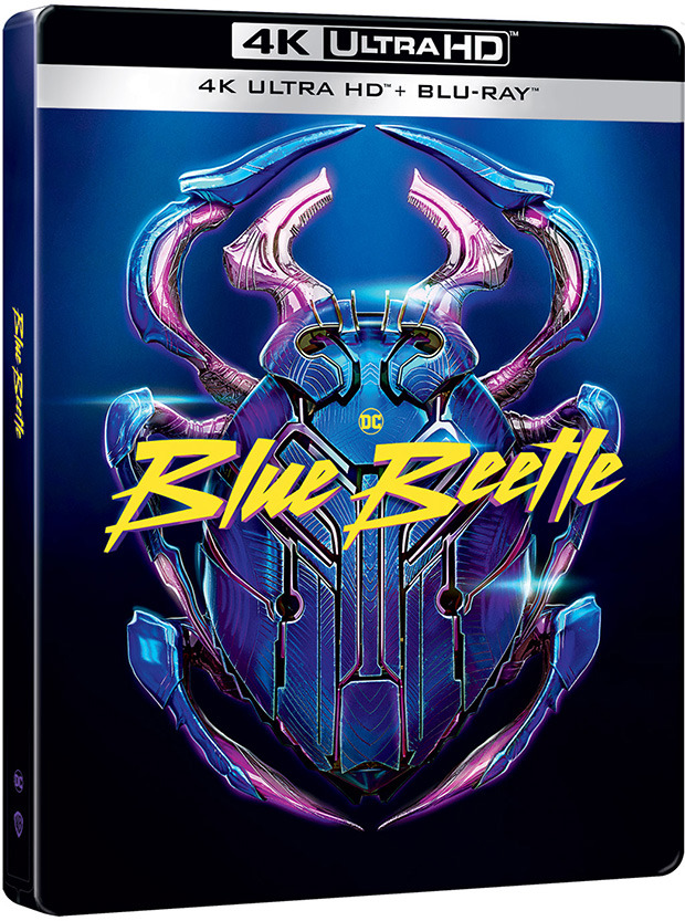 carátula Blue Beetle - Edición Metálica Ultra HD Blu-ray 1
