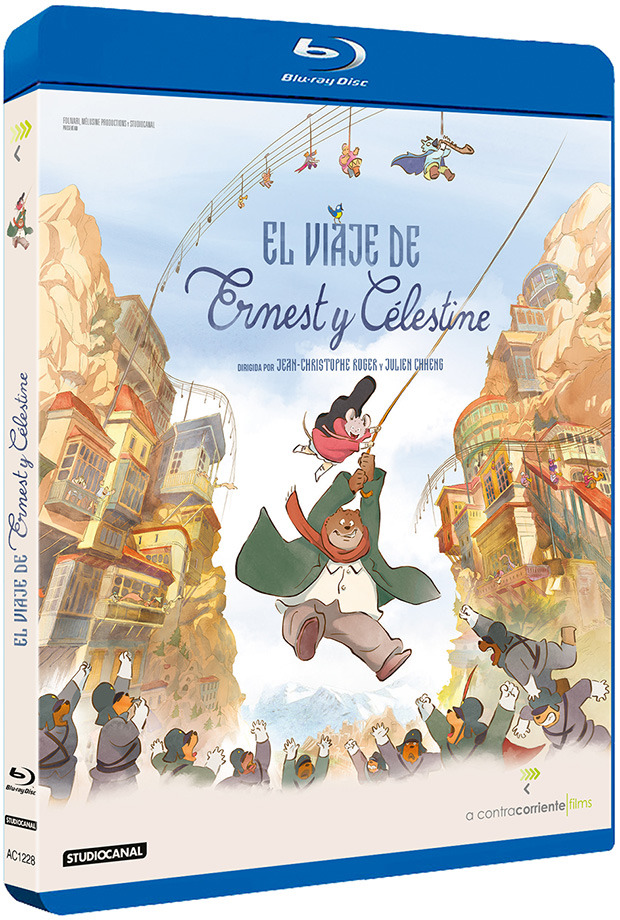 carátula El Viaje de Ernest y Célestine Blu-ray 1