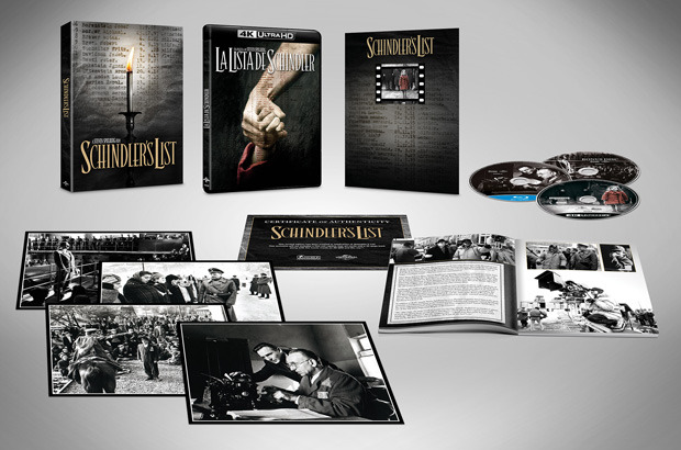 carátula La Lista de Schindler Ultra HD Blu-ray 1