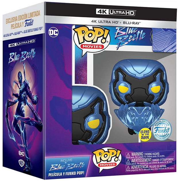 carátula Blue Beetle - Edición Limitada Funko Pop Ultra HD Blu-ray 1