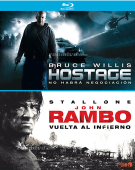 Pack Hostage + John Rambo Blu-ray