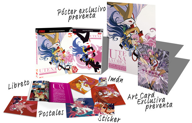 Utena, la Chica Revolucionaria: Apocalipsis Adolescente (Otaku Edition) Blu-ray