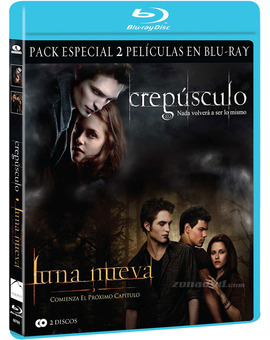 Pack Crepúsculo + Luna Nueva Blu-ray