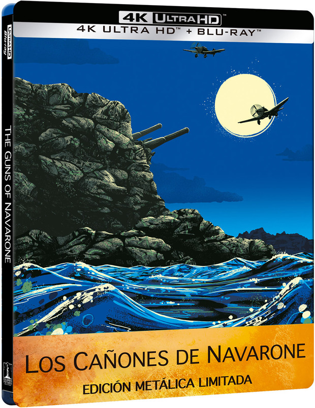carátula Los Cañones de Navarone Ultra HD Blu-ray 1