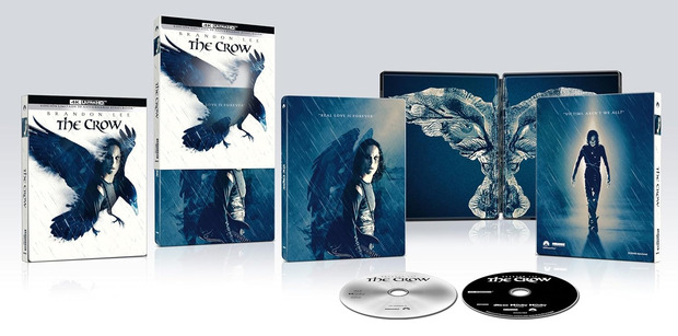 carátula El Cuervo - Edición Metálica Ultra HD Blu-ray 1