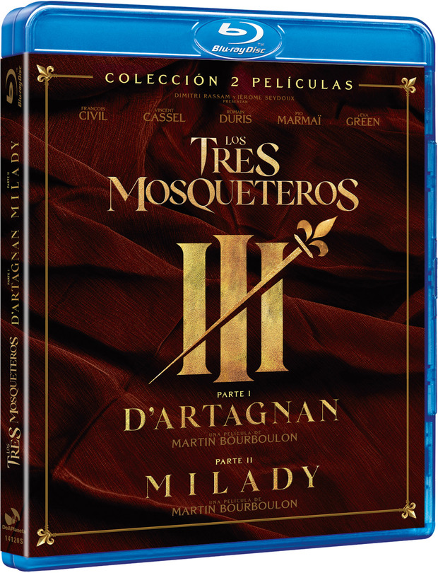 carátula Pack Los Tres Mosqueteros I y II Blu-ray 1