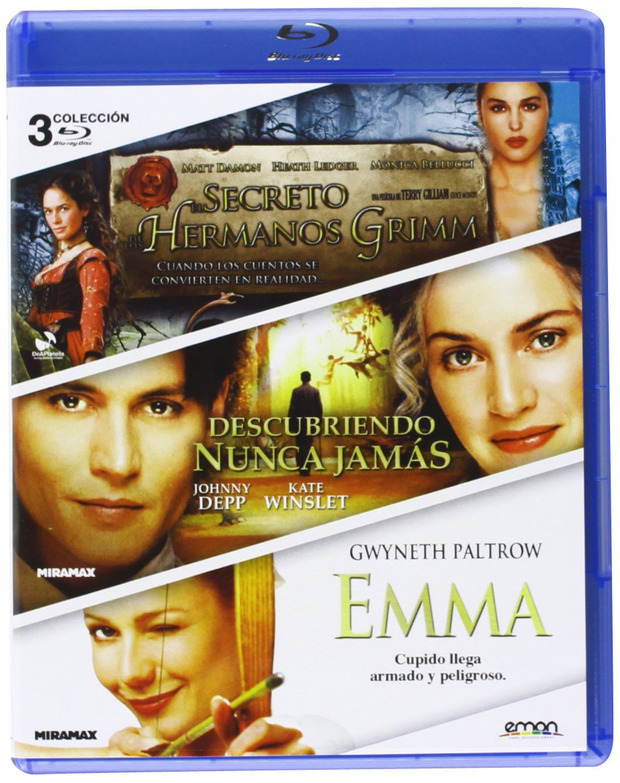 carátula Pack El Secreto de los Hermanos Grimm + Descubriendo Nunca Jamás + Emma Blu-ray 1