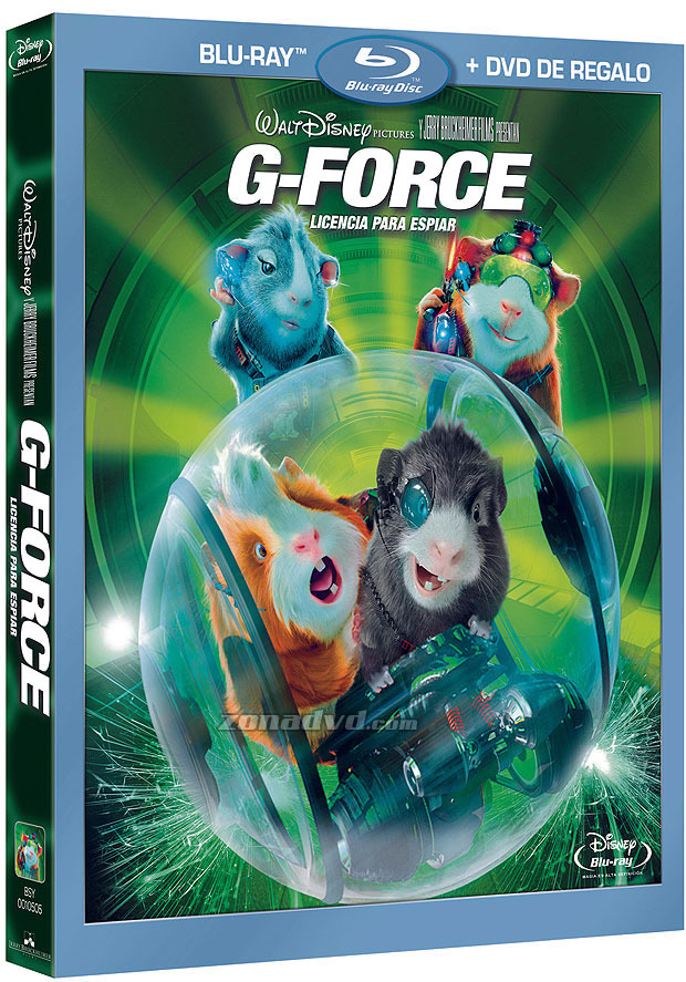 carátula G-Force Licencia para Espiar Blu-ray 1