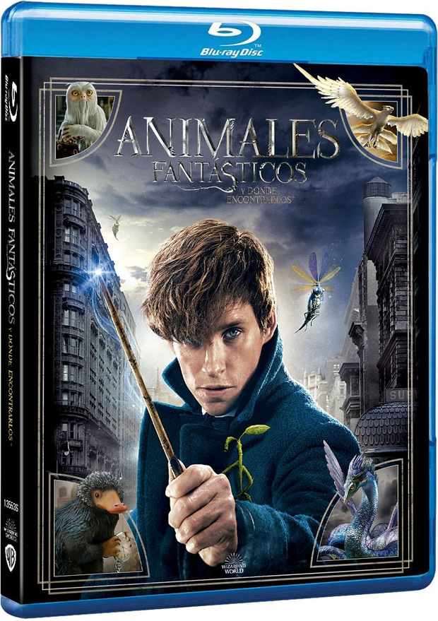 carátula Animales Fantásticos y Dónde Encontrarlos Blu-ray 1