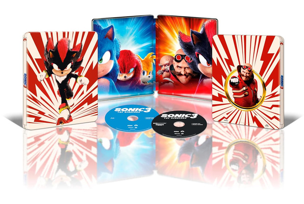 Sonic 3: La Película - Edición Metálica Ultra HD Blu-ray