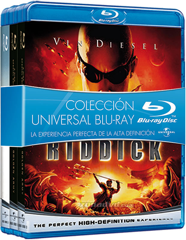 Pack Riddick + Pitch Black + Serenity Blu-ray
