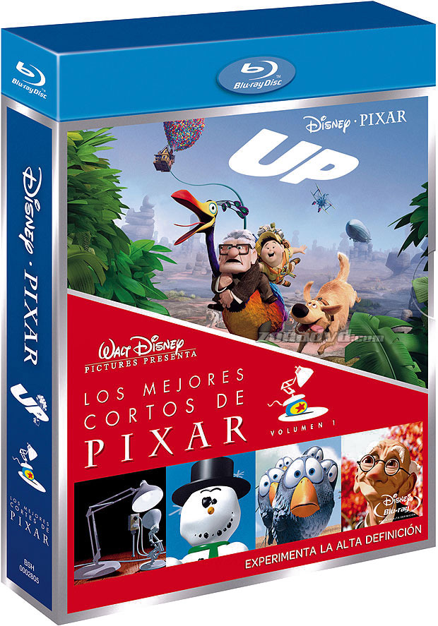 carátula Pack UP + Cortos Pixar Blu-ray 1